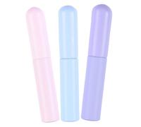 MUSISALY 3pcs Silicone Lip Brush for Lipstick and Gloss Skin-friendly Makeup Applicator for Women Portable Design