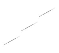 MUSISALY 3pcs Stainless Steel Mixing Tool for Foundation and Concealer Color Modulation Bar for Professional Makeup Easy to Clean Cosmetic Mixing Stick Silver