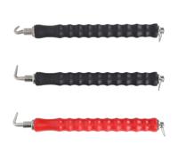 MUSISALY 3pcs Steel Bar Hook Set Sturdy Buckle Wire Tensioners Semi-Automatic Twisting Hooks Save Time and Effort Hand and Wrist Fatigue for Construction and Fence Work
