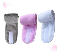 MUSISALY 3pcs Sticky Absorbent Spa Headband for Boys and Girls Bath Face Wash Hair Accessories Makeup Headdress