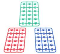 MUSISALY 49pcs Colored Lottery Balls with Bright Numbers Raffle Game Balls for Bingo Holiday Parties and Activity Prize Draws Portable and Fall-resistant Design