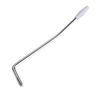 MUSISALY 4pcs 5mm Electric Guitar Tremolo Arm Whammy Bar White Tip Lightweight Iron and Plastic Construction Non-deformation Compatible Electric Guitar Tremolo Bridge System for Lovers