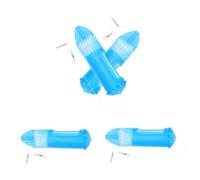 MUSISALY 4pcs Carp Fishing Bait Cage Feeder with Clip-On Swivel, Reusable Plastic Mesh Live Bait Holder, Open End Groundbait Dispenser for Lake and River Coarse Fishing