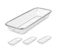 MUSISALY 4pcs Cutlery Drainer Metal Storage Basket Kitchen Dishwasher Basket Dishwasher Tableware Holder
