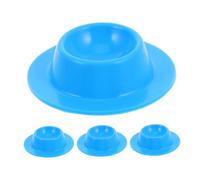 MUSISALY 4pcs Egg Tray Holder Silicone Egg Stands for Hard Soft Kitchen Easy to Clean