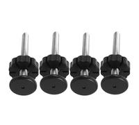 MUSISALY 4pcs Long Threaded Spindle Rods M8 Stainless Steel Replacement Gate Hardware Kit for Pet Barrier and Dog Gate with Wide Compatibility and Secure Stability for Home Childproofing