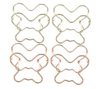 MUSISALY 4Pcs Metal Beauty Sponge Holders Hollow Design Drying Rack for Makeup Portable Cosmetic Sponge Racks for Home Travel for Moms and Friends