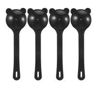 MUSISALY 4pcs Portable Black Plastic Eye Occluder Vision Occluder Eye-shielding Plates for Optometry Eye Exam Instrument Lightweight Handheld Vision Test Tool for Adults