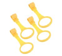 MUSISALY 4Pcs Pull Rings for Cribs and Playpens Plastic Standing Support Safe Learning Walking Assistance Suitable for Fences and Nursery Use Random Color Random Color