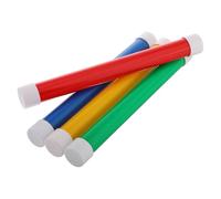 MUSISALY 4pcs Relay Race Sticks Plastic Running Baton for School Sports PE Equipment Coordination Training Rods for Athletics