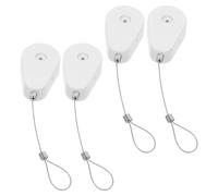 MUSISALY 4pcs Retractable Anti-theft Cable Lock Box Wire Tether for Laptop Security Remote Controls Gaming Controllers Tablets with Anti-lost Telescopic Lock