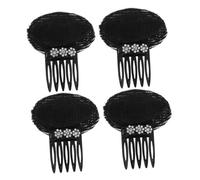 MUSISALY 4pcs Rhinestone Hair Combs for Women Elegant Hair Jewelry for Weddings and Parties No-marks Decorative Clips for Vintage and Modern Hairstyles