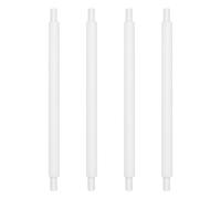 MUSISALY 4pcs Stainless Steel Playpen Poles Replacement Tubes for Gate Rod Parts, 22.79' Playpen Support Rods Fittings for Playroom Safety Rail Assembly