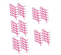 MUSISALY 50 Pcs Heatless Spiral Perm Rods Small Curling Hair Styling Tools for Short and Long Hair Durable Flexible Perm Rods for DIY Hairdressing and Natural Curls
