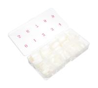 MUSISALY 500PCS Full Cover False Nail Tips Natural Color Nail Patches Removable Salon Manicure Extensions