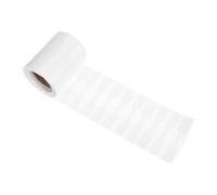 MUSISALY 500pcs Jewelry Price Tags Self Adhesive Blank Roll for Rings Necklaces Earrings Clothing Display White Labels for Retail Organization and Handwritten Pricing