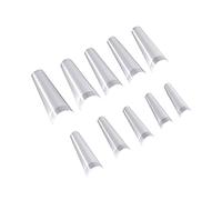 MUSISALY 500pcs Nail Practice Tips Natural Color Display for Nail Art and Manicure Accessories Smooth Easy to Reorder for Beginners and Professionals
