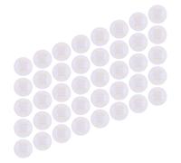 MUSISALY 50pcs DIY Hair Band Pads, 1.8 Inch Elastic Backed Base | Non Woven Fabric, round White Piece, Smooth Edges, Daily Use and Handmade Projects