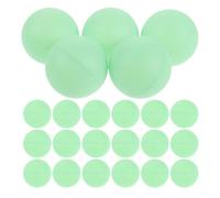 MUSISALY 50Pcs Luminous Table Tennis Balls 40mm PP for Night Games | Glow in Dark, Lightweight Reusable White Balls, for Camping, Birthday Parties, Parks, Table Play