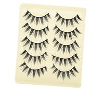MUSISALY 5pairs Eyelashes for Women and Soft Eyelash Extensions Easy Apply False Lashes for Beautiful Look for Makeup Demon Style