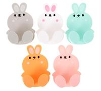 MUSISALY 5pcs Cable Management Hooks Plug Hooks Wall Power Plug Organizers 3.54x2.36x1.06in Abs Wall-Mounted No-Drill Installation for Home and Office