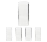 MUSISALY 5pcs Coffee Milk Cups Heat-Resistant Cups Drinking Glass Set 400ml Glass with Unique Shape Creative Appearance for Wedding Parties