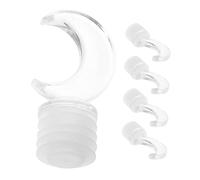 MUSISALY 5pcs Essential Oil Bottle Cap Stoppers Glass Aromatherapy Bottle Seal Moon Shape Vintage French Style Replacement Wine Stoppers