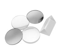 MUSISALY 5Pcs Optical Glass Lens Set 3Cm 4Cm 5Cm Convex and Concave Lenses for Physics Experiments Classroom Optics Teaching Kit Laboratory Experiment Tools