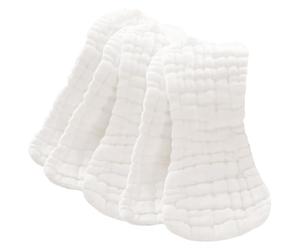 MUSISALY 5pcs Reusable Cotton Nappies for Baby Newborn with High Absorbency Capacity, Soft Pure Cotton Material Diapers for Chair and Stroller Use