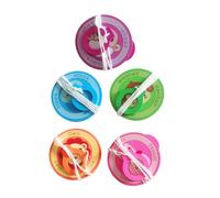 MUSISALY 5Pcs Wooden Pull String Peg-Tops for, Educational Rotative Spinning Tops Set, Random Style Pull String Suitable for ’S Creative Play