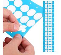 MUSISALY 60pcs 20×10mm Round EPTFE Microporous Mushroom Cultivation Filter Membranes for Gas Exchange and Contamination Prevention Laboratory Filter Pads