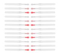 MUSISALY 60pcs Silicone Makeup Lip Brush Applicators with Protective Cap Reusable Soft Silicone Tips for Lipstick Lip Balm Mixing and Application Travel-friendly Beauty Tool for Parties and