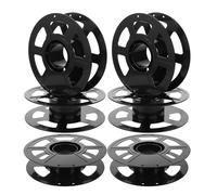 MUSISALY 6pcs D Printer Filament Mount Rack Spool Holder in Black Abs Material Prevents Filament Tangling for Industrial and Hobby Workshop Use