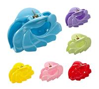 MUSISALY 6pcs Decorative Hair Clips for Women Hollowed Out Leaf Design Medium Clips for Thick and Thin Hair for Everyday Use Parties and Makeup