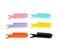 MUSISALY 6pcs Hair Root Volume Clips for Styling No-trace Sectioning Tool Suitable for Dry and Wet Hair Curly and Straight Easy to Use and Portable Mixed Colors