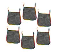 MUSISALY 6pcs Large Capacity Stroller Organizer Bags with Mesh Cloth Material, Ample Storage Space to Keep Things Organized, Hanging Stroller Accessories for Baby Diaper and Toy Storage