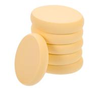 MUSISALY 6Pcs Oval Powder Puff Makeup Sponges Thick Latex Cosmetic Blenders for Wet and Dry Use, Facial Makeup Accessory Suitable for Loose and Pressed Powder Application