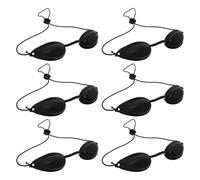 MUSISALY 6pcs Protective Plastic Eye Goggles for IPL, OPT, E-Light Laser and Black Doll Treatment, Reusable Eye Covers for Tanning Bed and Sunbathing
