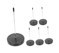 MUSISALY 6pcs Receipt Spike Holder Metal Ticket Stabber Straight Rod Invoice Pin Order Organizer for Restaurant Office Home Desk