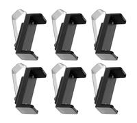 MUSISALY 6pcs Universal Garage Door Opener Remote Control Holder Clips, Adjustable Sun Visor Mount Brackets for Car Remote Clicker Storage and Vehicle Interior Organizer