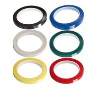 MUSISALY 6pcs Violin Finger Tape Fingerboard Stickers Pvc Learning Position Guide for Beginners Students Multi-colour Viola Violin Accessories