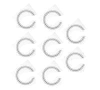 MUSISALY 8pcs 41-inch Wooden Guitar Sound Hole Rosette Inlay Stickers Self-adhesive Pvc Decals for Acoustic Guitar Decoration Five-line Design
