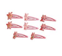 MUSISALY 8Pcs Cartoon Pig Hair Clips for Stylish Decorative Hair Accessories Adorable Hairpins for Parties and Photos Easy to Use