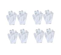MUSISALY 8Pcs Child Bath Gloves Body Scrub Exfoliator Shower Gloves Nylon Set, Five-Finger Bath Towel Washcloths for Gentle Exfoliation and Friction