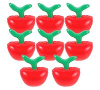 MUSISALY 8pcs Inflatable 24cm Large Apple Balloons Back to School Decoration Classroom Party Accessories Fruit Themed Welcome School Event Centerpieces