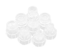 MUSISALY 8Pcs Mini Water Oxygen Facial Machine Replacement Tips Head with Crystal Ring, Small Bubble Cleaning Accessories for Hydrogen Oxygen Beauty Device in Spa and Home Use