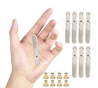 MUSISALY 8pcs Silver Steel Lyre Harp String Pegs for Tuning Lyre Harp Accessories Easy to Use Suitable