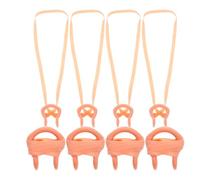 MUSISALY 8pcs Soft Silicone Swim Nose Clips with Secure Strap Comfortable Nose Plugs for Swimming Training Competition and Water Protection