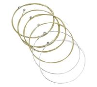 MUSISALY Acoustic Guitar Strings Replacement Set with Rust-proof and Strong Corrosion Resistance Features 6pcs Made of Copper Alloy for Folk Guitar for Musicians and Performers