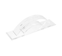 MUSISALY Acrylic Eyelash Tweezer Holder Stand with Storage Rack Transparent Compact Organizer for Beauty Salon Nail Art School Personal Use